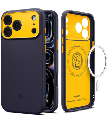 Mėlynas dėklas Apple iPhone 17 Pro / 18 Pro telefonui "Spigen Nano Pop Magsafe"