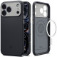 Juodas dėklas Apple iPhone 17 Pro / 18 Pro telefonui "Spigen Nano Pop Magsafe"