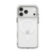 Skaidrus (sidabrinės spalvos) dėklas Apple iPhone 17 Pro / 18 Pro telefonui "Spigen Ultra Hybrid Optik S Magsafe"