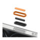 Oranžinis / skaidrus dėklas Apple iPhone 17 Pro / 18 Pro telefonui "Spigen Ultra Hybrid T Magsafe"