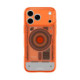 Oranžinis dėklas Apple iPhone 17 Pro / 18 Pro telefonui "Spigen Ultra Hybrid Magsafe C-One Tangerine"