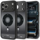 Juodas dėklas Apple iPhone 17 Pro / 18 Pro telefonui "Spigen Ultra Hybrid Magsafe Classic Black"
