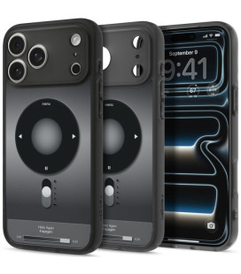 Juodas dėklas Apple iPhone 17 Pro / 18 Pro telefonui "Spigen Ultra Hybrid Magsafe Classic Black"