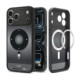 Juodas dėklas Apple iPhone 17 Pro / 18 Pro telefonui "Spigen Ultra Hybrid Magsafe Classic Black"