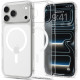 Matinis skaidrus (baltas) dėklas Apple iPhone 17 Pro / 18 Pro telefonui "Spigen Ultra Hybrid Magsafe"