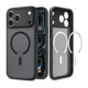 Matinis juodas dėklas Apple iPhone 17 Pro / 18 Pro telefonui "Spigen Ultra Hybrid Magsafe"