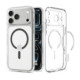 Skaidrus (pilkas) dėklas Apple iPhone 17 Pro / 18 Pro telefonui "Spigen Ultra Hybrid Magsafe"