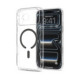 Skaidrus (pilkas) dėklas Apple iPhone 17 Pro / 18 Pro telefonui "Spigen Ultra Hybrid Magsafe"