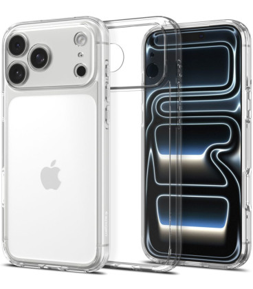 Skaidrus dėklas Apple iPhone 17 Pro / 18 Pro telefonui "Spigen Ultra Hybrid"