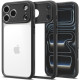 Juodas / skaidrus dėklas Apple iPhone 17 Pro / 18 Pro telefonui "Spigen Ultra Hybrid"
