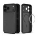Juodas (Carbon) dėklas Apple iPhone 17 Pro Max / 18 Pro Max telefonui "Tech-Protect MagCam Magsafe"