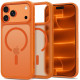 Matinis oranžinis dėklas Apple iPhone 17 Pro Max / 18 Pro Max telefonui "Tech-Protect Magmat Magsafe CC"