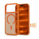 Matinis oranžinis dėklas Apple iPhone 17 Pro Max / 18 Pro Max telefonui "Tech-Protect Magmat Magsafe CC"