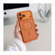 Matinis oranžinis dėklas Apple iPhone 17 Pro Max / 18 Pro Max telefonui "Tech-Protect Magmat Magsafe CC"