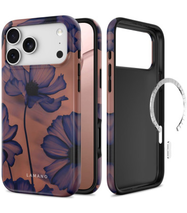 Dėklas Apple iPhone 17 Pro / 18 Pro telefonui "Tech-Protect Lamano Magsafe Velvet Night"