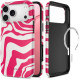 Dėklas Apple iPhone 17 Pro Max / 18 Pro Max telefonui "Tech-Protect Lamano Magsafe Flamingo Bloom"