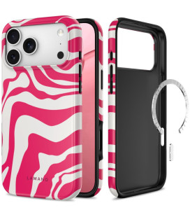 Dėklas Apple iPhone 17 Pro Max / 18 Pro Max telefonui "Tech-Protect Lamano Magsafe Flamingo Bloom"