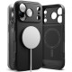 Juodas dėklas Apple iPhone 17 Pro / 18 Pro telefonui "Ringke Onyx Magnetic Magsafe"