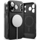 Juodas dėklas Apple iPhone 17 Pro Max / 18 Pro Max telefonui "Ringke Onyx Magnetic Magsafe"