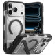 Juodas / skaidrus dėklas Apple iPhone 17 Pro / 18 Pro telefonui "Ringke UX Magnetic Magsafe"