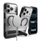 Juodas / skaidrus dėklas Apple iPhone 17 Pro / 18 Pro telefonui "Ringke UX Magnetic Magsafe"