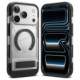 Juodas / skaidrus dėklas Apple iPhone 17 Pro / 18 Pro telefonui "Ringke UX Magnetic Magsafe"