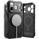 Juodas dėklas Apple iPhone 17 Pro Max / 18 Pro Max telefonui "Ringke Rugged Gear Magnetic Magsafe"