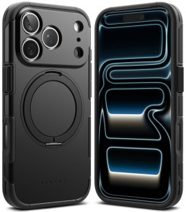 Juodas dėklas Apple iPhone 17 Pro / 18 Pro telefonui "Ringke Alles Magnetic Magsafe"