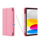 Rožinis (Magenta) atverčiamas dėklas Apple iPad 10.9” 10 / 2022 / 11” 11 / 2025 planšetei "Tech-Protect SC Pen"