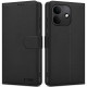 Juodas atverčiamas dėklas Xiaomi Redmi Note 17 Pro 5G telefonui "Tech-Protect Wallet"