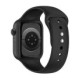 Juoda apyrankė Apple Watch 8 / 9 / 10 / 11 / 12 / SE / Ultra (44 / 45 / 46 / 49 mm) laikrodžiui "Tech-Protect Silicone"