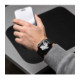 Juoda apyrankė Apple Watch 8 / 9 / 10 / 11 / 12 / SE / Ultra (44 / 45 / 46 / 49 mm) laikrodžiui "Tech-Protect Silicone"