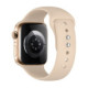 Ruda apyrankė Apple Watch 8 / 9 / 10 / 11 / 12 / SE / Ultra (44 / 45 / 46 / 49 mm) laikrodžiui "Tech-Protect Silicone"