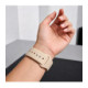 Ruda apyrankė Apple Watch 8 / 9 / 10 / 11 / 12 / SE / Ultra (44 / 45 / 46 / 49 mm) laikrodžiui "Tech-Protect Silicone"