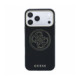 Juodas dėklas Apple iPhone 18 Pro Max telefonui "Guess PU Semi Wrap Perforated 4G Logo MagSafe Case"