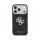 Juodas dėklas Apple iPhone 18 Pro Max telefonui "Guess PU 4G Strass Metal Logo Case"