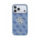 Mėlynas dėklas Apple iPhone 18 Pro Max telefonui "Guess PU 4G Strass Metal Logo Case"