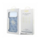 Mėlynas dėklas Apple iPhone 18 Pro Max telefonui "Guess PU 4G Strass Metal Logo Case"