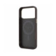 Rudas dėklas Apple iPhone 18 Pro Max telefonui "Guess PU 4G Ring Stand MagSafe Case"