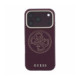 Raudonas dėklas Apple iPhone 18 Pro Max telefonui "Guess PU Semi Wrap Perforated 4G Logo MagSafe Case"