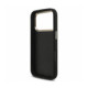 Juodas dėklas Apple iPhone 18 Pro telefonui "Guess PU 4G Metal Logo Strap Case"