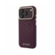 Raudonas dėklas Apple iPhone 18 Pro telefonui "Guess PU Semi Wrap Perforated 4G Logo MagSafe Case"