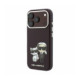 Raudonas dėklas Apple iPhone 18 Pro Max telefonui "Karl Lagerfeld PU Semi Wrap Smooth Sketch Bodies Magsafe Case"