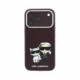 Raudonas dėklas Apple iPhone 18 Pro Max telefonui "Karl Lagerfeld PU Semi Wrap Smooth Sketch Bodies Magsafe Case"