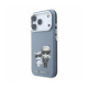 Mėlynas dėklas Apple iPhone 18 Pro Max telefonui "Karl Lagerfeld PU Semi Wrap Smooth Sketch Bodies Magsafe Case"