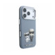 Mėlynas dėklas Apple iPhone 18 Pro Max telefonui "Karl Lagerfeld PU Semi Wrap Smooth Sketch Bodies Magsafe Case"