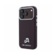 Raudonas dėklas Apple iPhone 18 Pro Max telefonui "Karl Lagerfeld PU Grained Semi Wrap K&CH Heads Magsafe Case"