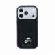 Juodas dėklas Apple iPhone 18 Pro Max telefonui "Karl Lagerfeld PU Grained Semi Wrap K&CH Heads Magsafe Case"