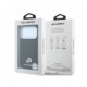 Juodas dėklas Apple iPhone 18 Pro Max telefonui "Karl Lagerfeld PU Grained Semi Wrap K&CH Heads Magsafe Case"