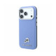 Mėlynas dėklas Apple iPhone 18 Pro Max telefonui "Karl Lagerfeld PU Grained Semi Wrap K&CH Heads Magsafe Case"
